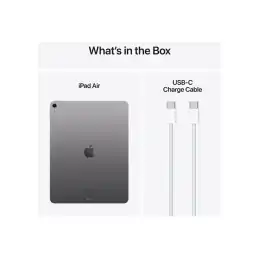 Apple 13-inch iPad Air Wi-Fi - Tablette - 256 Go - 13" IPS (2732 x 2048) - gris sidéral (MV2D3NF/A)_3