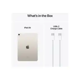 Apple 11-inch iPad Air Wi-Fi - Tablette - 256 Go - 11" IPS (2360 x 1640) - lumière des étoiles (MUWJ3NF/A)_3