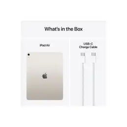 Apple 13-inch iPad Air M3 Wi-Fi - Tablette - 128 Go - 13" IPS (2732 x 2048) - lumière des étoiles (MCNK4TY/A)_3